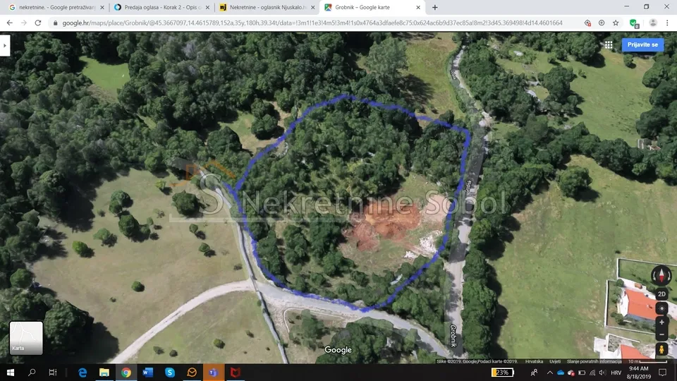 rijeka,grobnik,građevinsko zemljište,3504m2 prodaja - slika 3