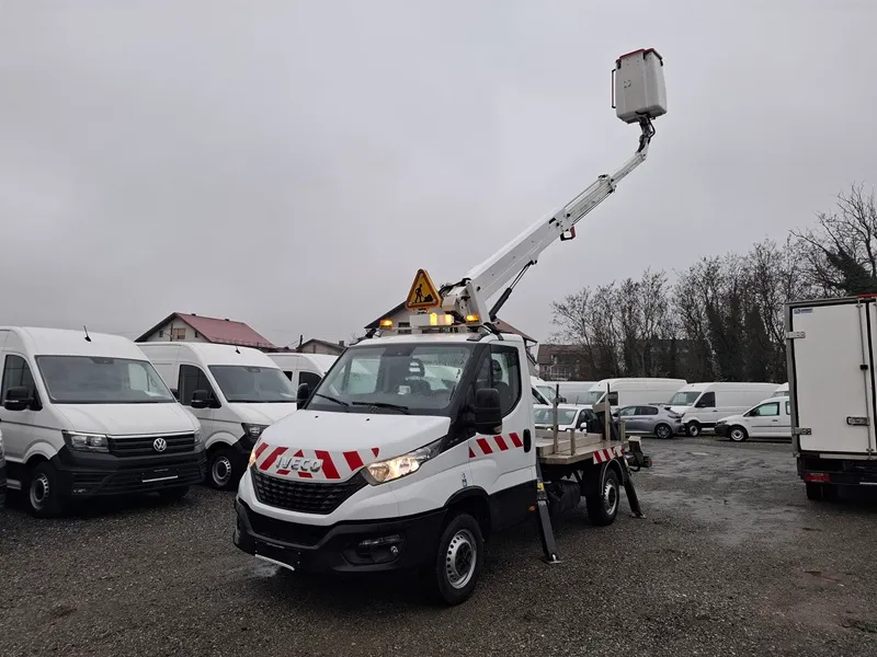 iveco daily 35s14*dizalica košara sa stopama*klima*navigacija* - slika 18