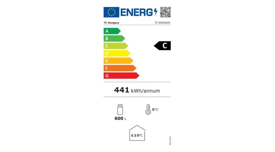 tc 600gd rashladna vitrina sa staklenim vratima - slika 2