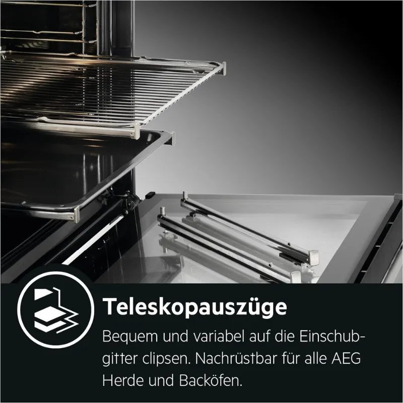 aeg električni samostojeći štednjak ccb54492bb kuhanje na 3 razine - slika 6