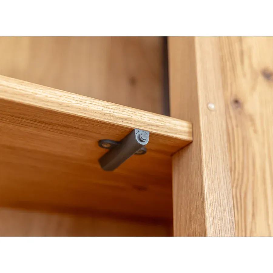 vitrina collodi 85x140cm, materijal: masivno drvo hrast - slika 9