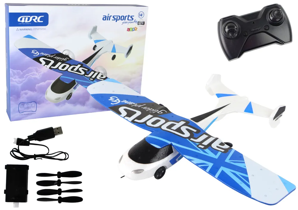 r/c 4d-g3 airplane lights white blue - slika 3