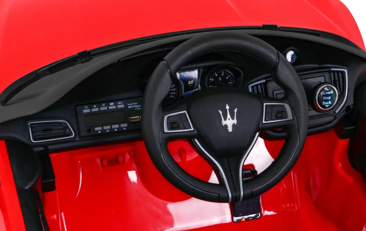 licencirani auto na akumulator maserati ghibli - crveni - slika 6
