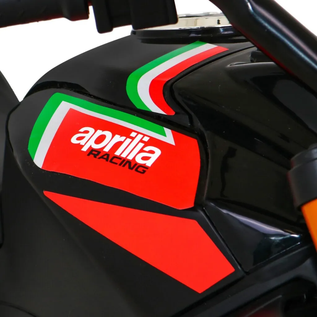 licencirani motor na akumulator aprilia tuono v4 - crni - slika 6