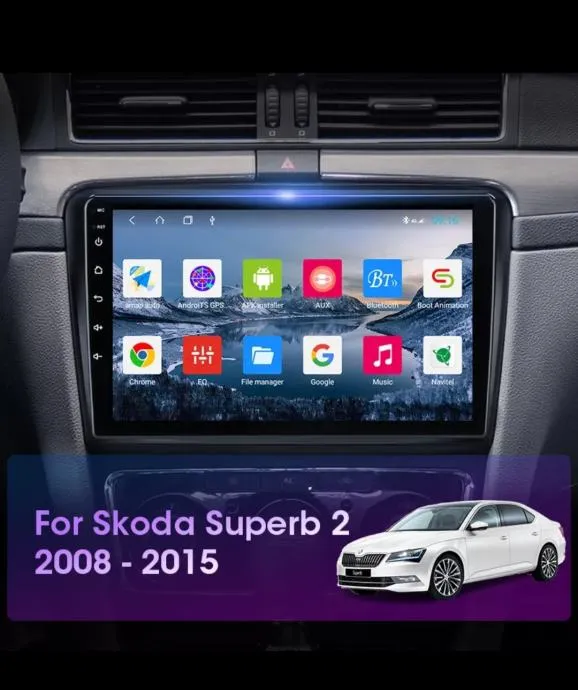škoda superb 2 2008 - 2015 original multimedija android navigacija gps - slika 6