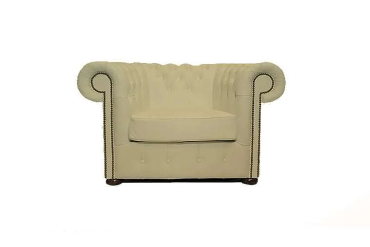 Chesterfield Fotelja Class Leather | 1-sjedište | Vanilla - Ježdovec, Zagreb
