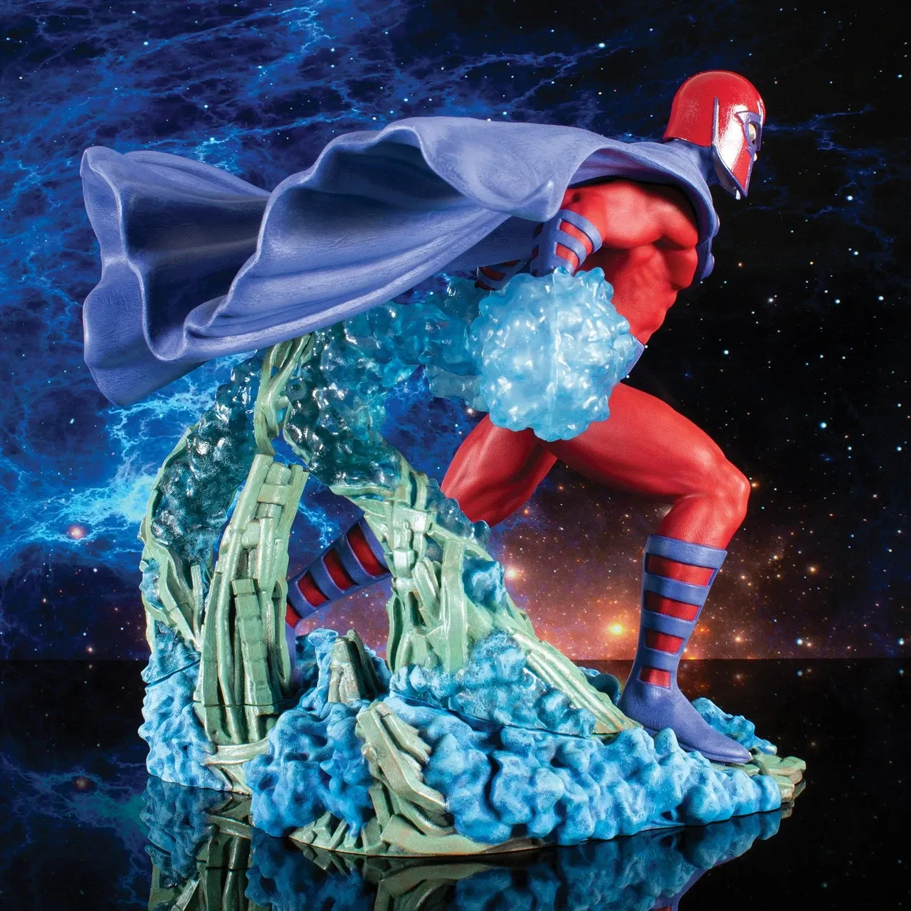 diamond select marvel gallery: magneto (comic) figura, 25 cm - slika 7