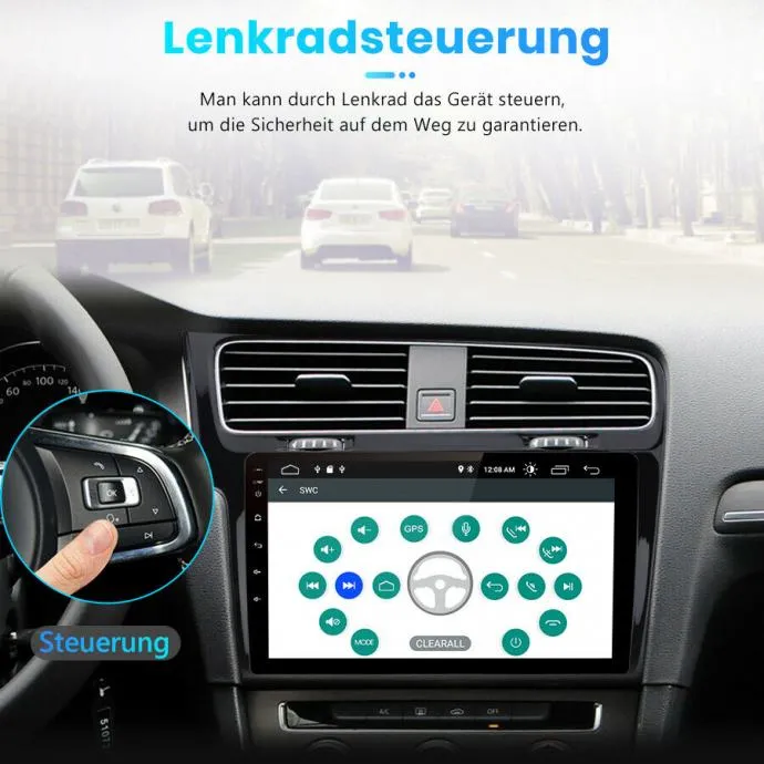 original android za vw golf 7 mk7 multimedija navigacija + kamera - slika 9