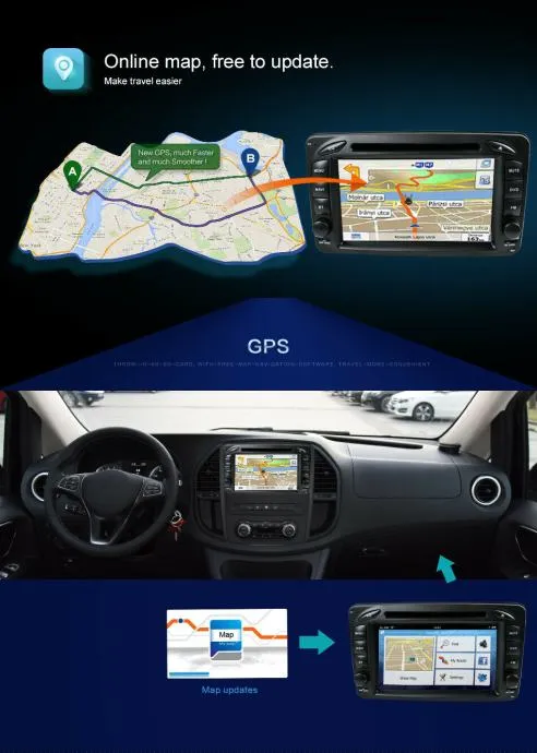 mercedes w168 w209 android original navigacija multimedija - slika 8