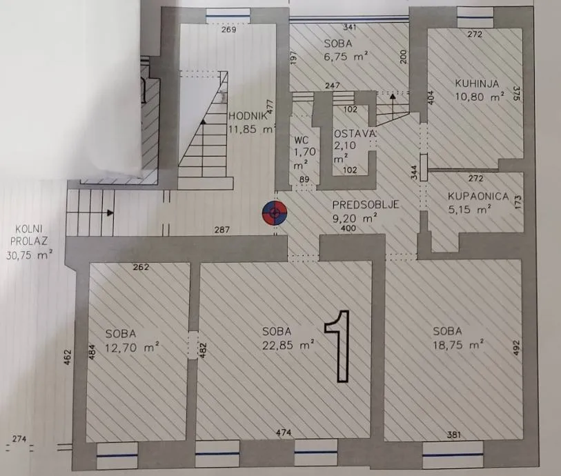 karlovac centar, 100m2, 4 sobe, vpm (prodaja) - slika 17