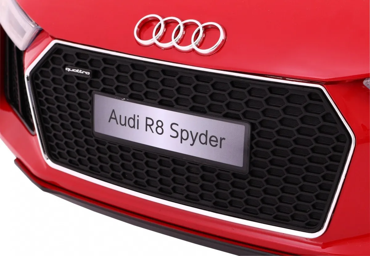 licencirani auto na akumulator audi r8 spyder rs - crveni - slika 2