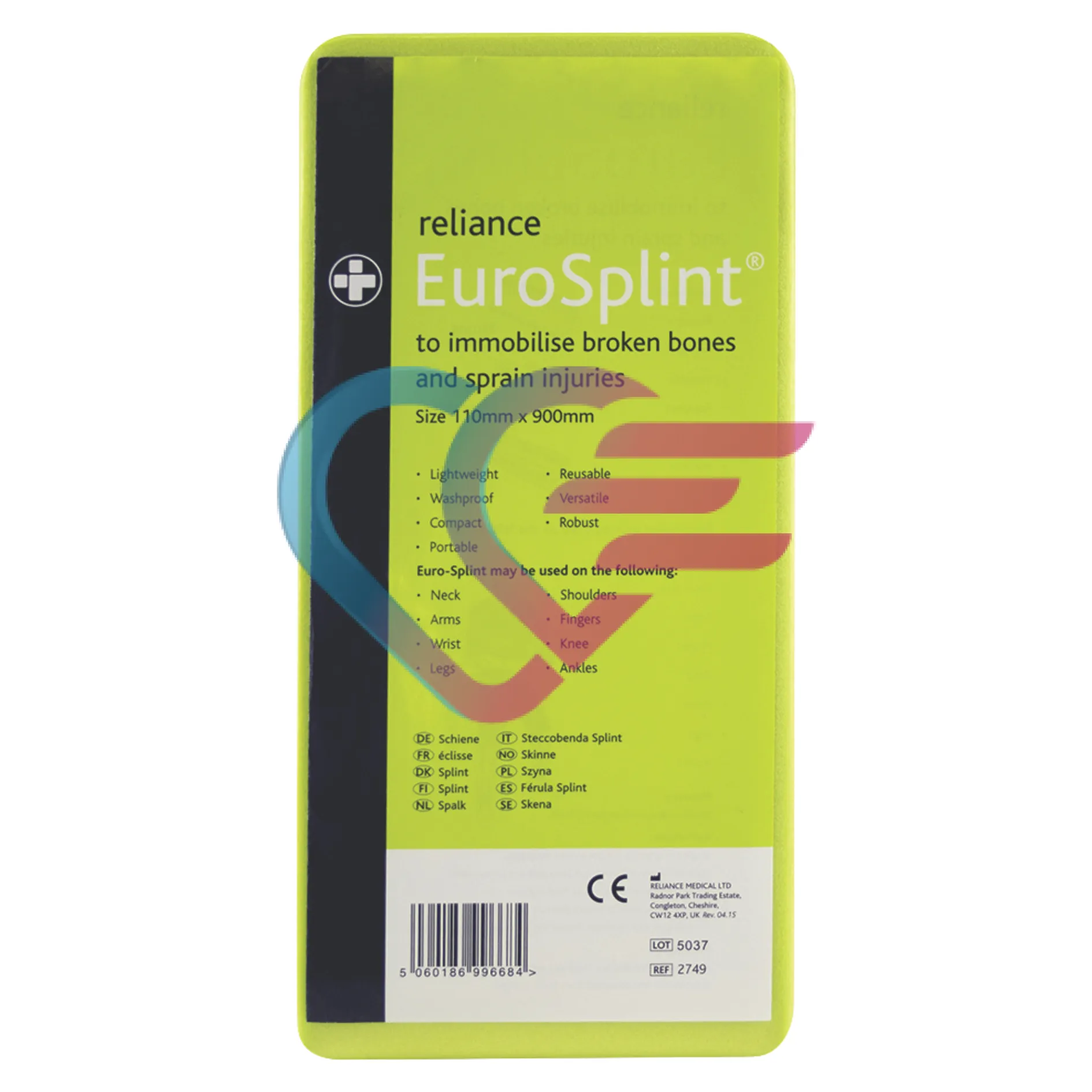 UDLAGA EURO-SPLINT, RAVNA, 110×900 mm - Čakovec