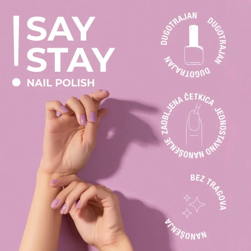 say stay! lak za nokte 10ml – so blue - slika 3