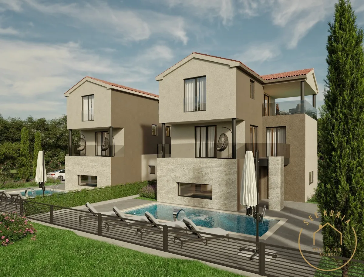 novo!! villa s bazenom i pogledom na more - slika 3