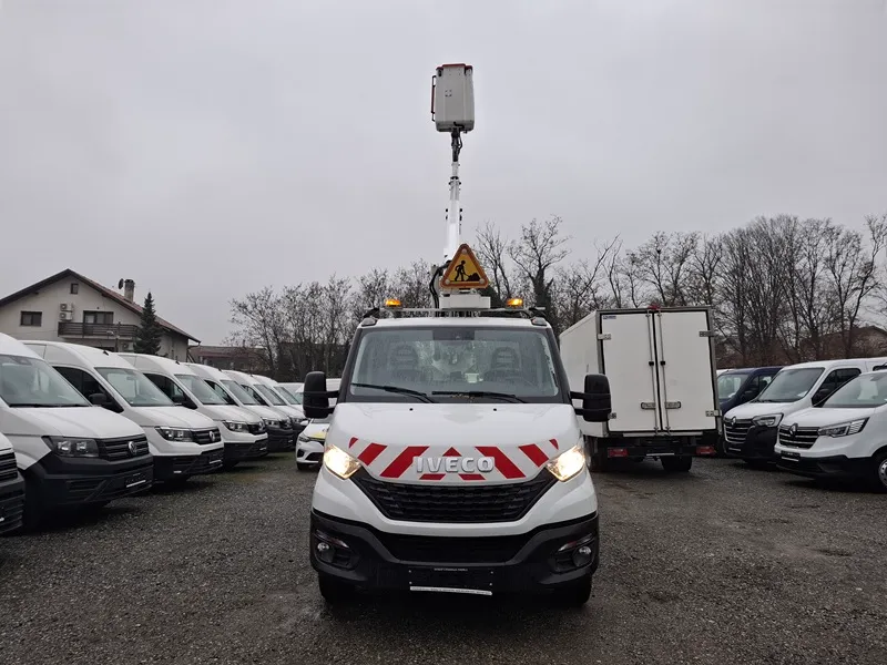 iveco daily 35s14*dizalica košara sa stopama*klima*navigacija* - slika 19