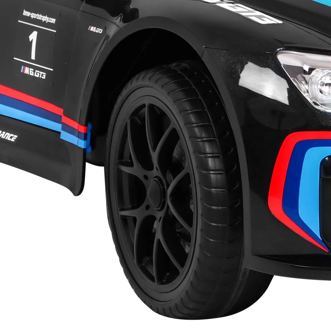 licencirani auto na akumulator bmw m6 gt3 - crni - slika 9