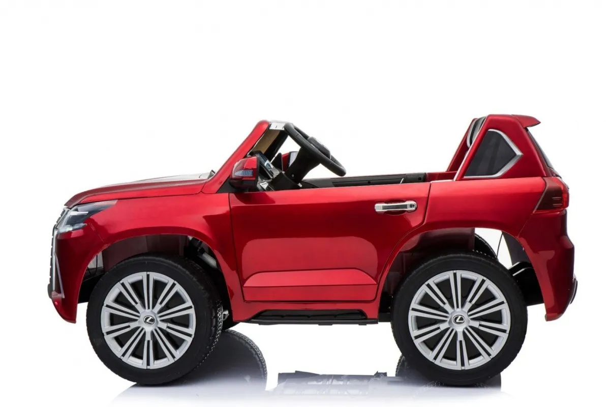 licencirani auto na akumulator lexus lx570 4x4 - dvosjed - crveni - slika 3