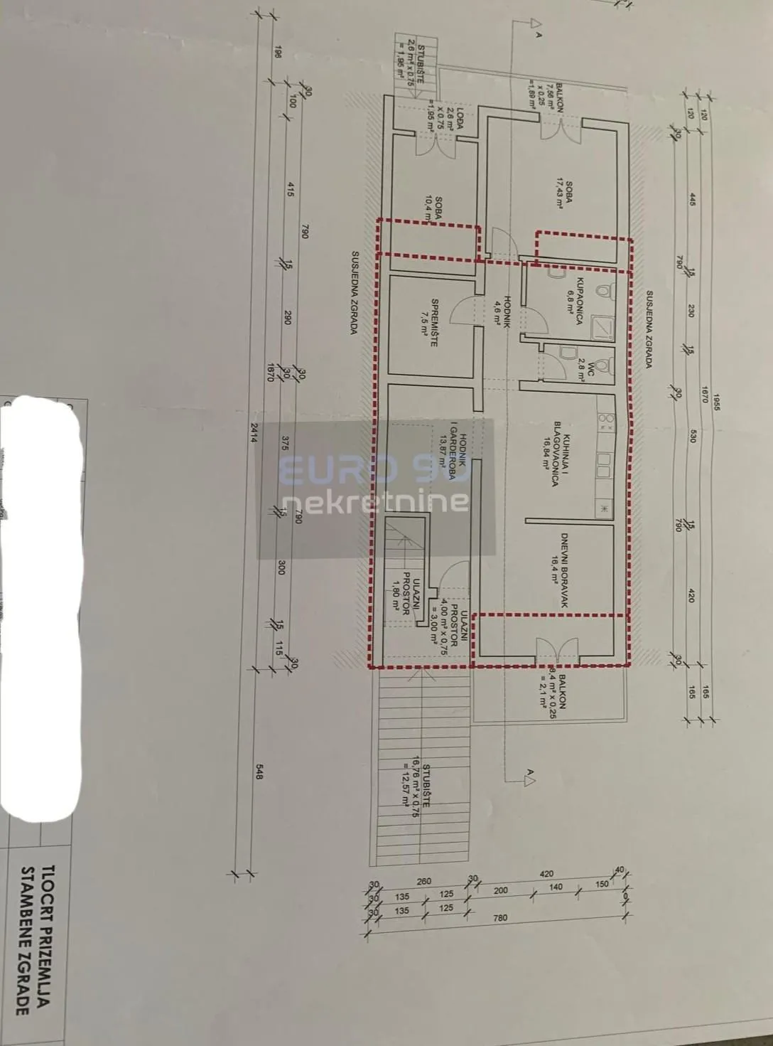 zadar/bokanjac-stambeno-poslovni objekat s tri stana - slika 19