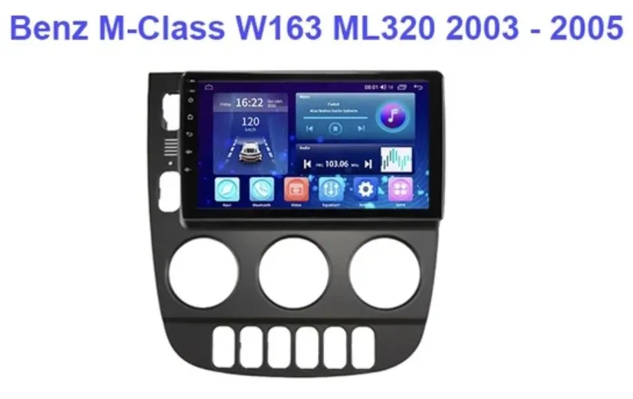 Original MULTIMEDIJA za Mercedes ML320 W163 Android Navigacija Radio - Čakovec