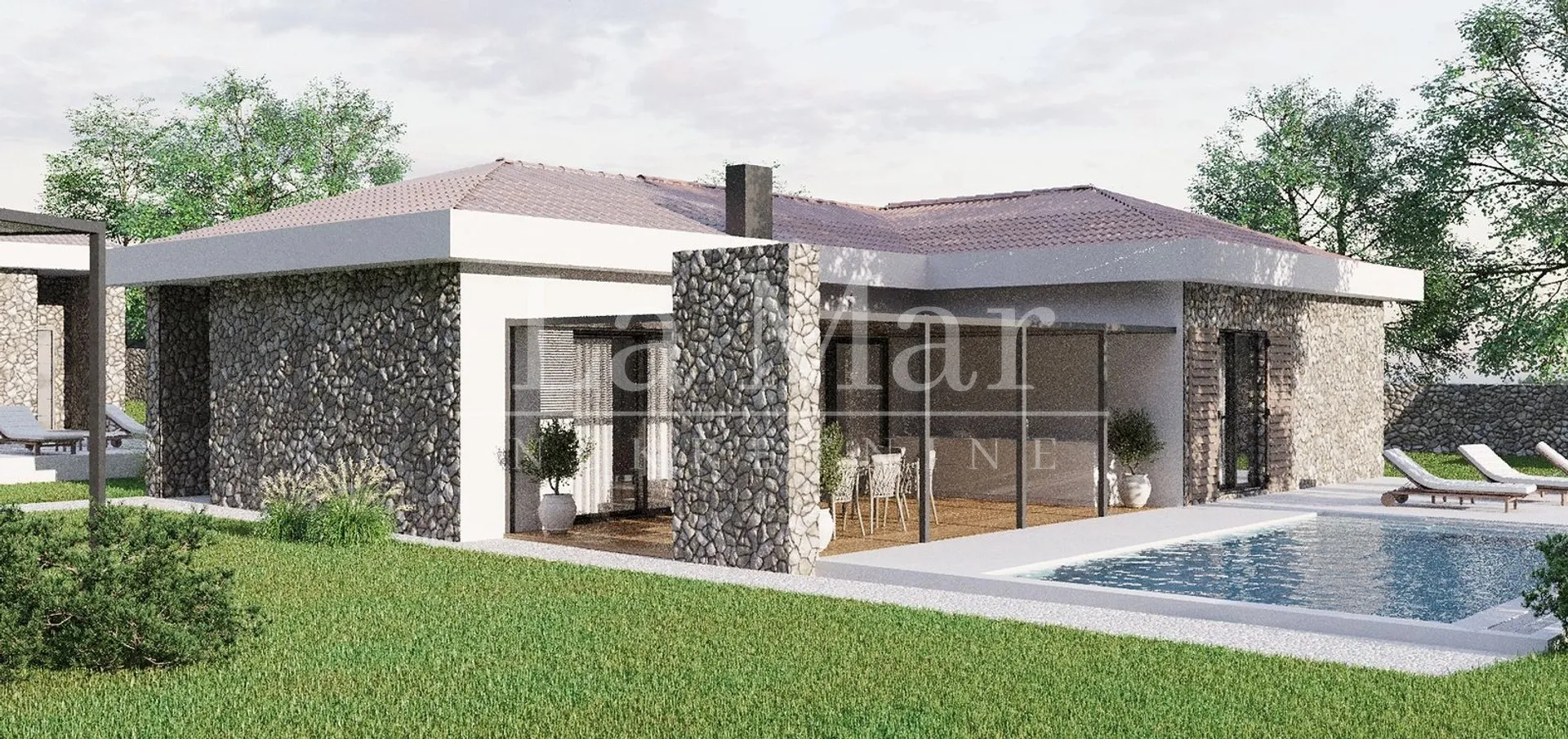 novo - vila s bazenom kod novalje - 139 m2 - slika 7