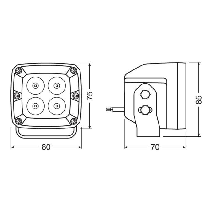 reflektor led osram 101 spot kit - slika 3