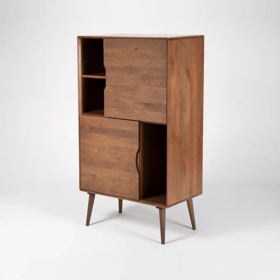 Komoda Mua 74.3x131.8cm, Materijal: Puno drvo Orah - Čakovec
