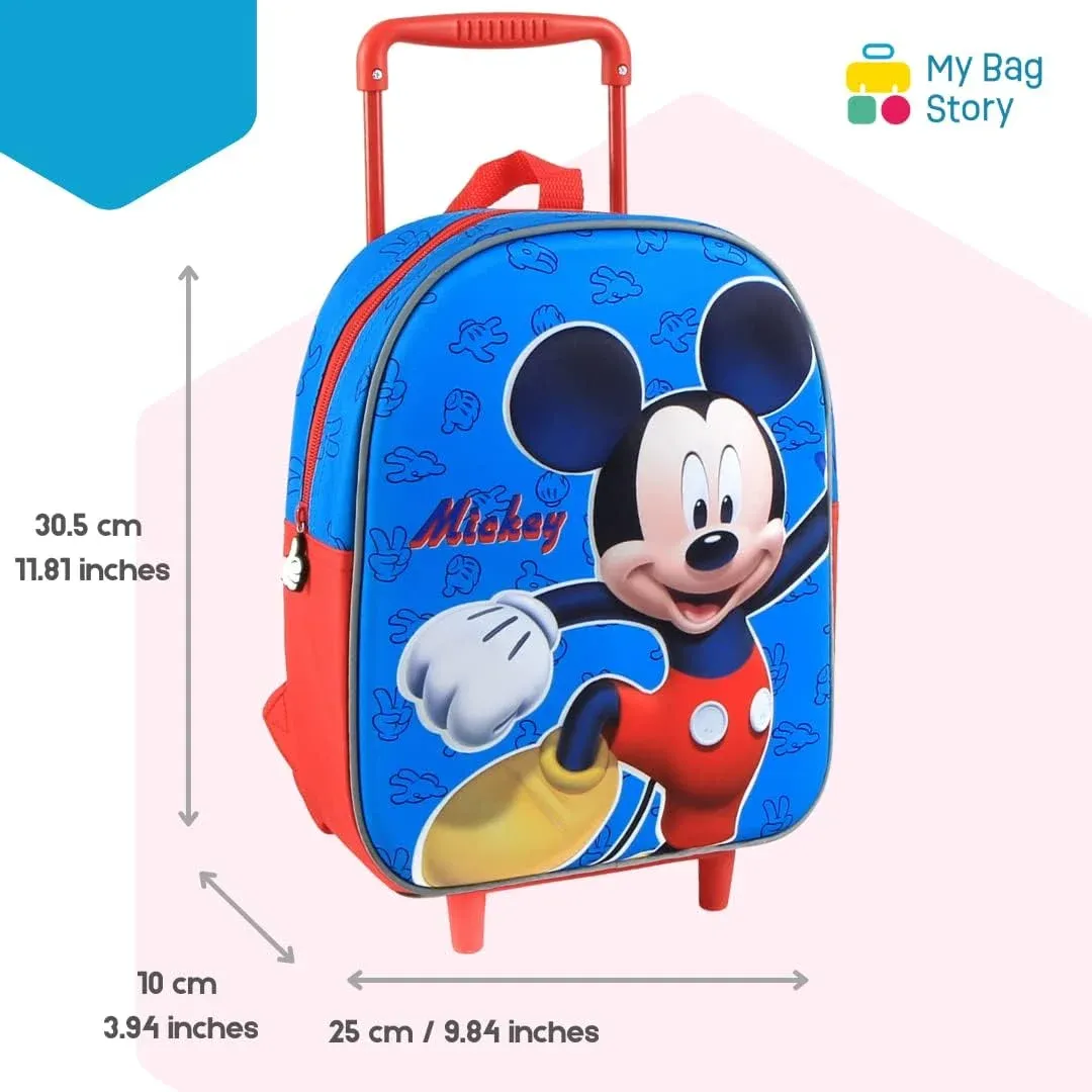 mickey mouse torba za vrtić na kotačiće - slika 4
