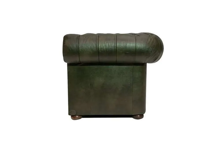 chesterfield fotelja class leather | 1-sjedište | moss green - slika 2