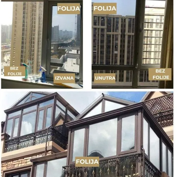 samoljepljiva reflektirajuća folija za staklo - slika 6