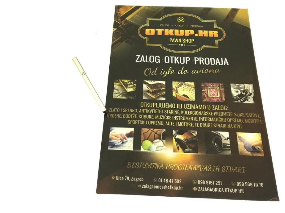 zlatna igla s dijamantom 3,68g (14k) / r1, rate !! - slika 4