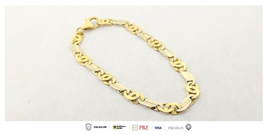 Zlatna Narukvica 18k 19,77g ***do 24 Rate*** R1!