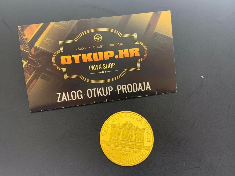zlatnik bečki filharmonik 31,1g, 1unca, 24k, 999,9 - slika 3
