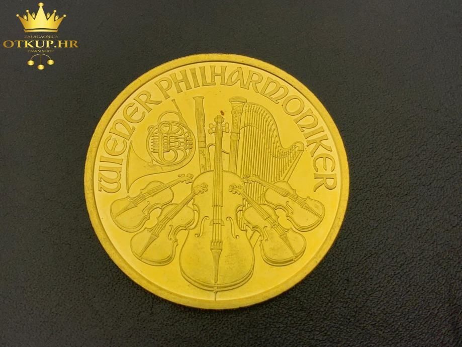Zlatnik Bečki Filharmonik 31,1g, 1unca, 24k, 999,9