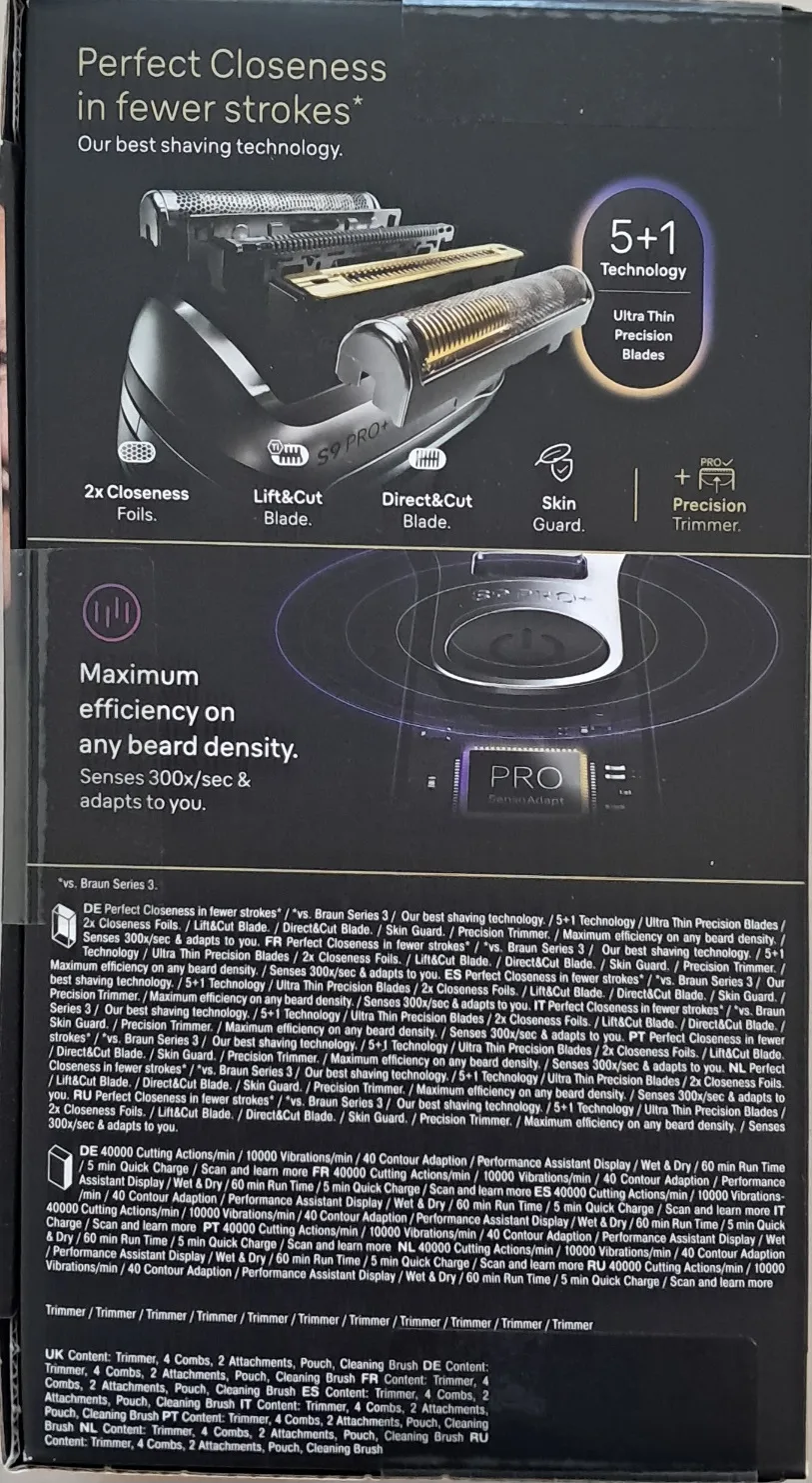 nov brijač braun electric shaver series 9 pro+ 9610s; zg (jarun) - slika 2