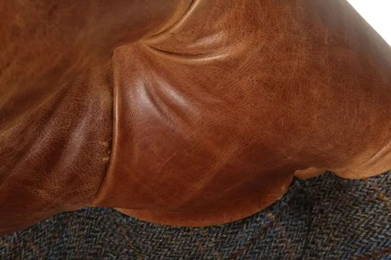 chesterfield harris tweed fotelja kniphofia - slika 4