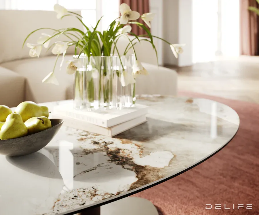 klub stolić edge 140x80cm, materijal: keramika minas melange - slika 6