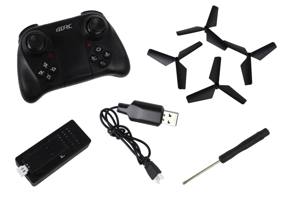quadcopter rc fighter remote controlled airplane red - slika 2