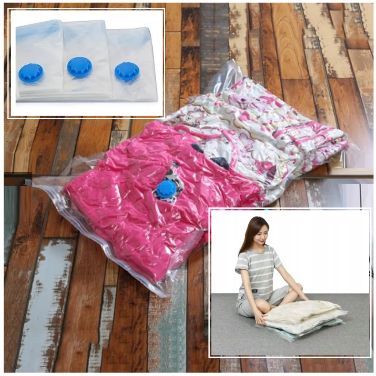 (3kom l paket) vakum vreće space bag -l dimenzije 80 x 100 cm - slika 4