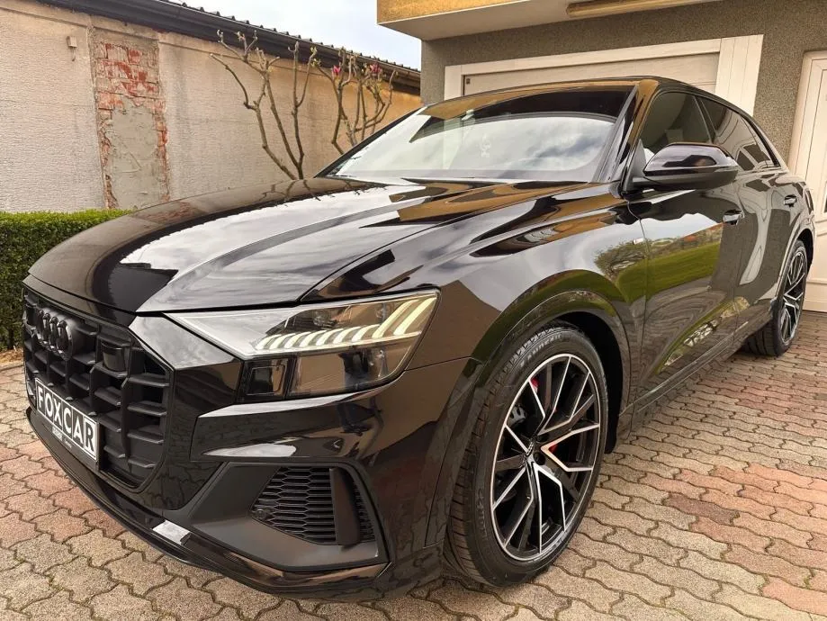 audi q8 50tdi s-line quattro 210kw 2020g black paket top stanje - slika 3
